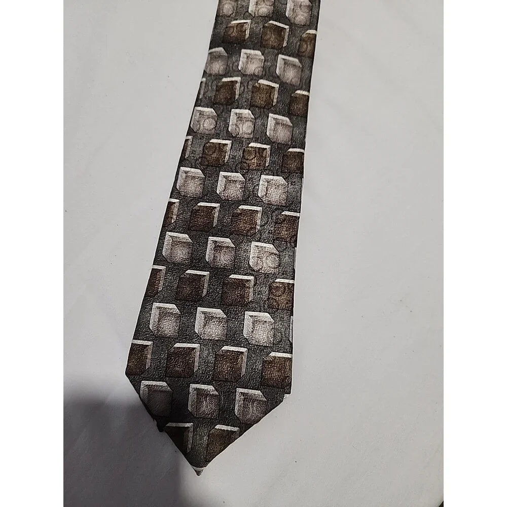 Pierre Cardin Men's Necktie Multicolor Tie Silk